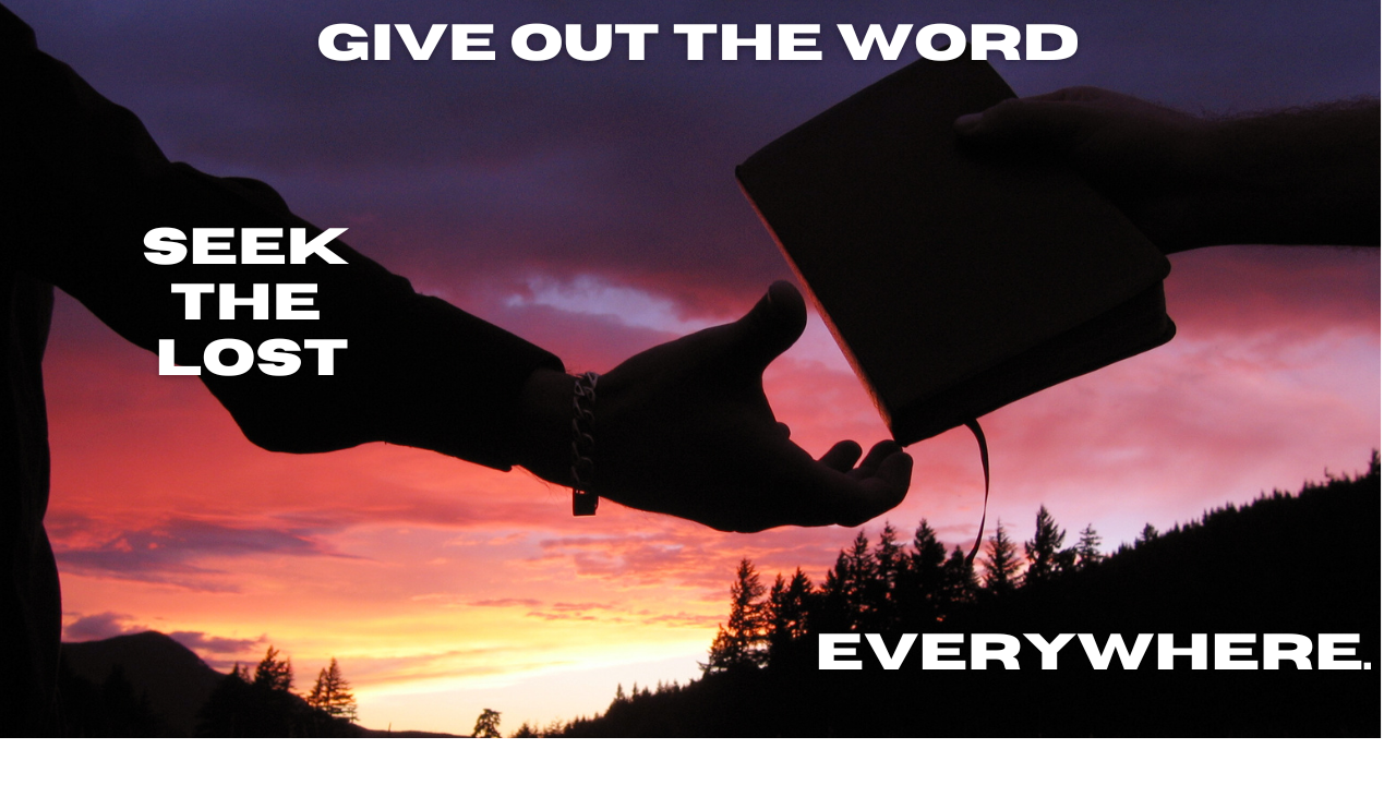 Week 6 Topic: Spread the News, the Good News everywhere.