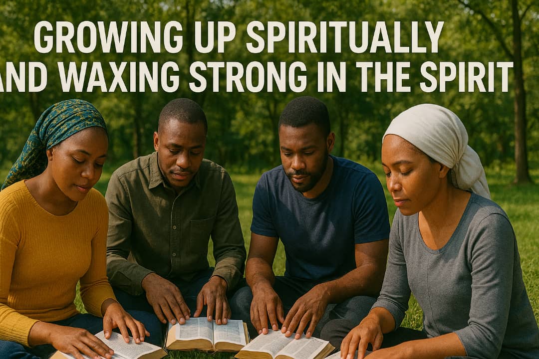 Week 21 Topic: Growing up spiritually and waxing strong in the Spirit.